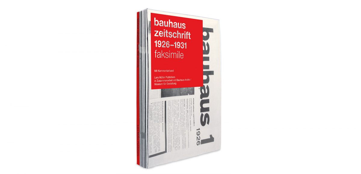 Ein publizistisches Highlight im Bauhaus-Jubiläumsjahr bildet die Herausgabe der 1926 bis 1931 erschienenen Zeitschrift „bauhaus“ als Faksimile durch Lars Müller Publishers.