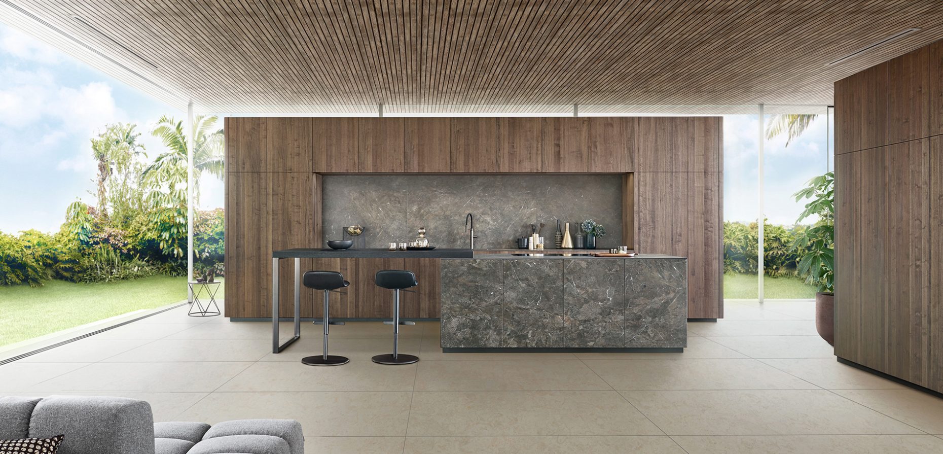 Mit BOSSA präsentiert LEICHT eine Küche, die erstmals dieselben Erwartungen erfüllt, die an Möbel des Spitzensegments für den Wohnbereich gestellt werden.