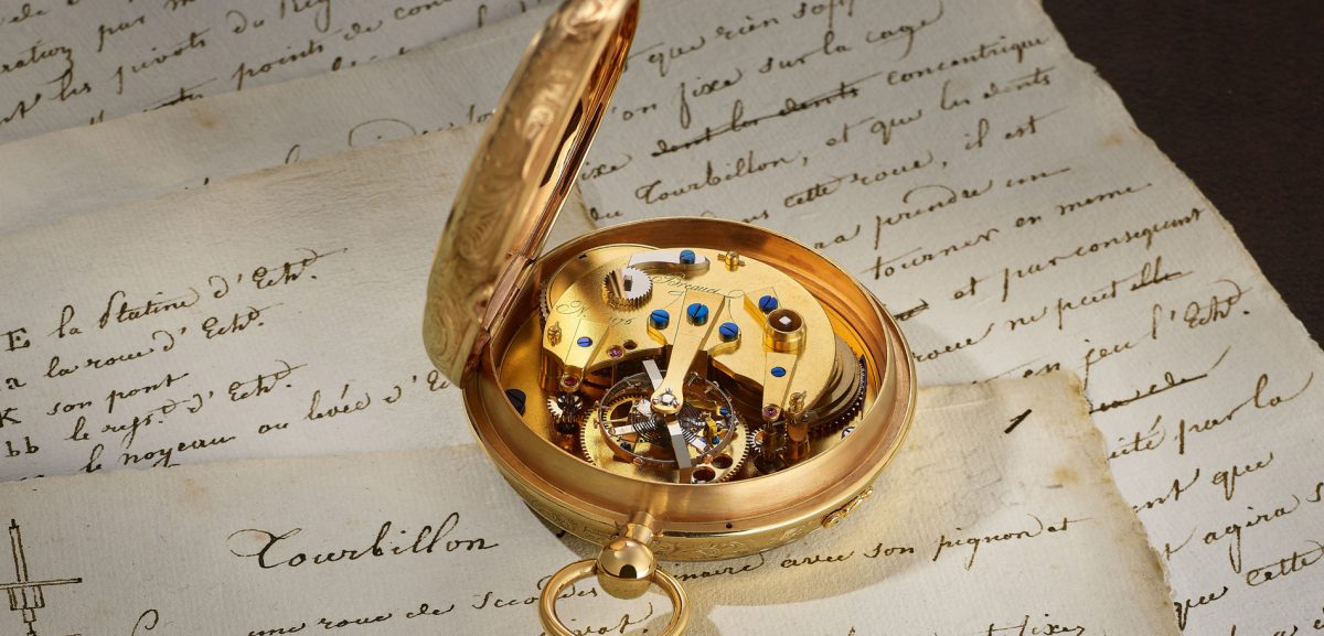 Das Tourbillon, Breguets berühmteste Erfindung, soll den von der Lage der Uhr abhängigen Einfluss der Schwerkraft auf die Ganggenauigkeit aufheben. Vor 220 Jahren erhielt der 1747 in Neuenburg in der Schweiz geborene Uhrmacher ein Patent auf die bis heute begehrte Komplikation.